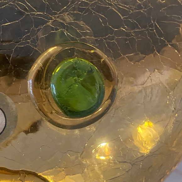 1960s I Empty Crackle Glass Horizontal Fish Wine Bottle - Picture 6 of 16